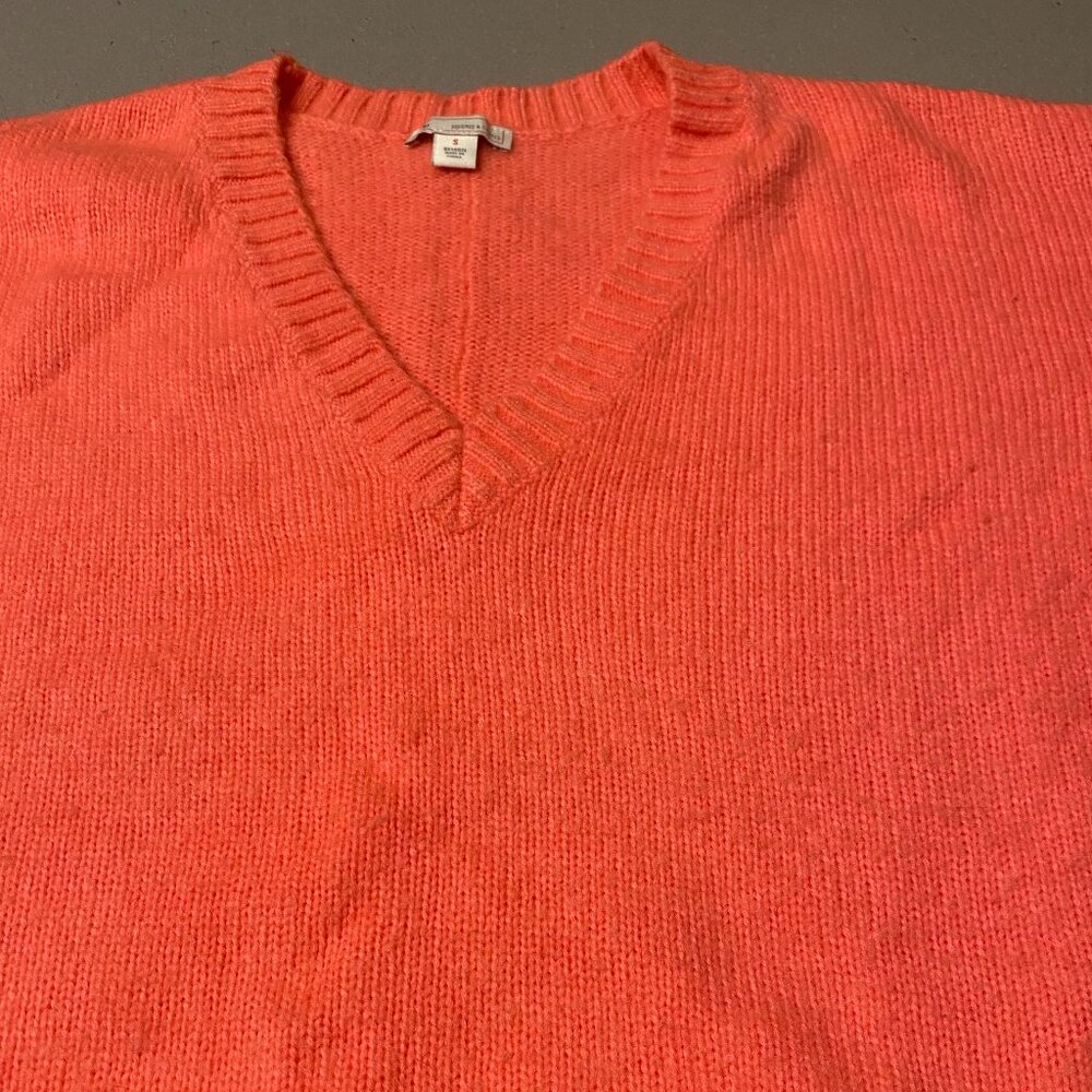 Bright coral sweater